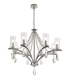 Rhea Crystal Ceiling Lights Diyas Multi Arm Crystal Fittings